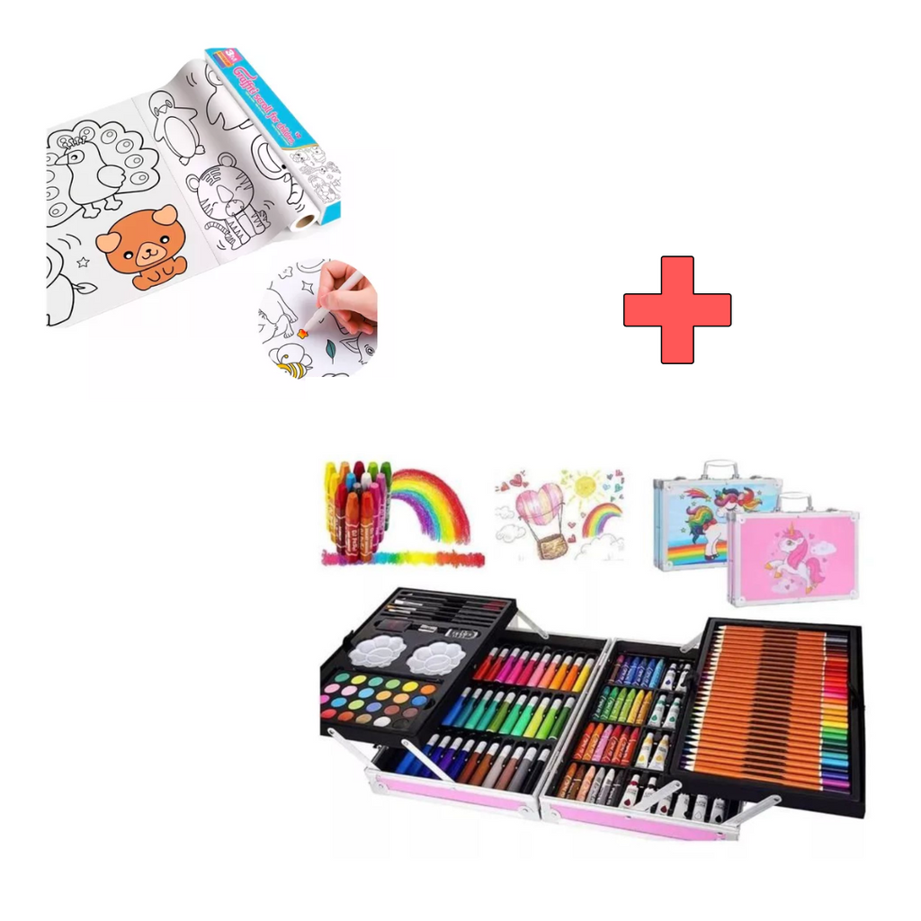 Magic Combo set metalico arte 145 +rollo papel