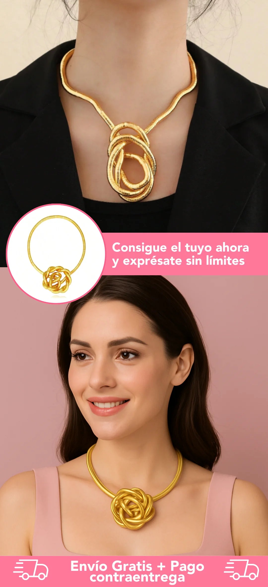 HERMOSO ACCESORIO COLLAR  FLEXIBLE MIL USOS