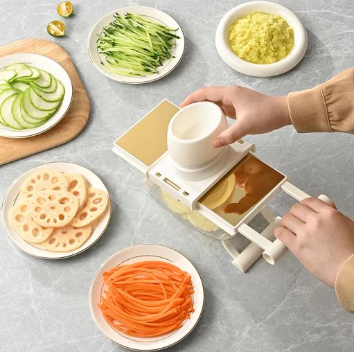 🔪 Flash Cortador de Verduras Transparente