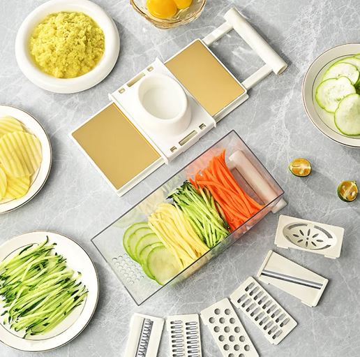 🔪 Flash Cortador de Verduras Transparente