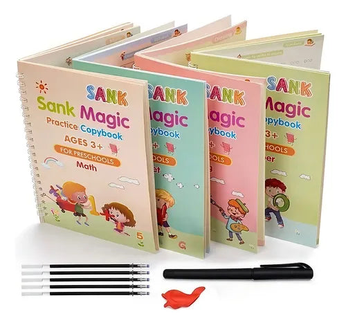 Sank Magic Kit De Caligrafía – Kit 4 Libros ✏️📚