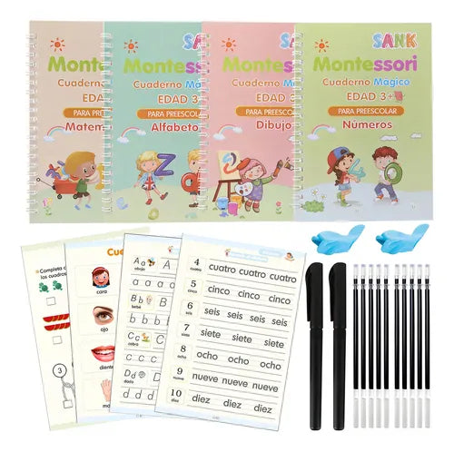 Sank Magic Kit De Caligrafía – Kit 4 Libros ✏️📚