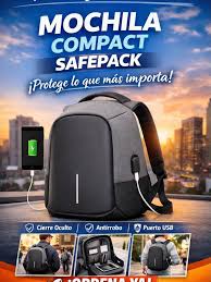 🎒✨ Security Mochila Compact SafePack 🎒✨